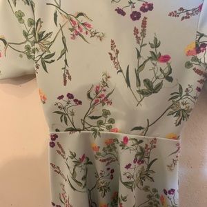 Light blue floral dress